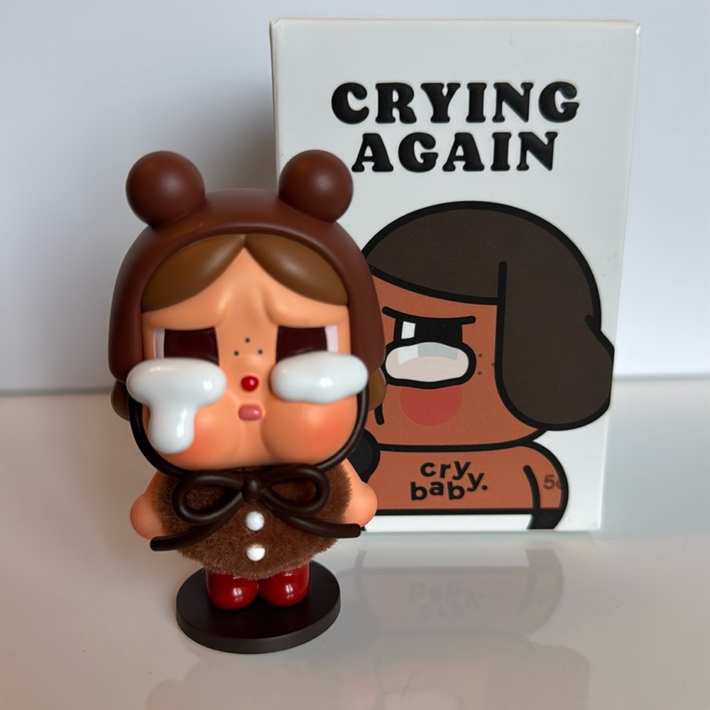 POPMART CRYBABY CRYING AGAIN - LOVE MAKES US CRY